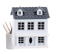 Casas de muñecas de madera para niñas - Kit de manualidades de bricolaje, edificios de villas en miniatura, modelos caseros, proyecto de montaje de madera | Juguetes creativos para niños Decoración de