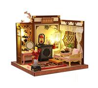 Casas de muñecas en Miniatura, Kit de Bricolaje con Muebles, Rompecabezas 3D, miniaturas, construcción pequeña con Cubierta Antipolvo, decoración del hogar, (Poetic and Picturesque)
