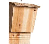 Casas de murciélagos de Madera, Caja Nido para murciélagos, Refugio de Madera Hecho a Mano para Exteriores casa de murciélagos de Verano e Invierno para la decoración del hogar de la Ventana (A)