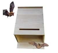 Casas de murciélagos para Exteriores | de murciélago de Madera | Gallo Artificial para murciélagos para aterrizar y pozar, Resistente a la Intemperie para jardín y Patio Trasero