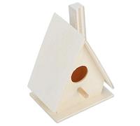 Casas de pájaros de Madera Hermosas Aves Colgantes al Aire Libre Nidos de nidos de decoración de jardín de jaes con Colgantes Cuerdas adecuadas para Que Las Aves descansen, vivan