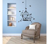 Casas de pájaros Elige tu color Tatuajes de pared pegatinas niños flores viviente habitación dormitorio decoración decoración vivero calcomanía las etiquetas casa decoración elegante moderno