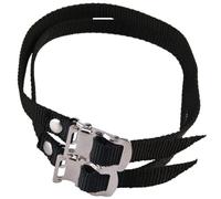 Casas de Pedal de Bicicleta de 1 par, Correas de Pedal de pie de reemplazo de Nylon Resistente al Desgaste para una Bicicleta/estacionaria de Ejercicio, Negra, de engra