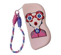 Casas de sol - Puerta de cáscara dura elegante, caja de viaje protectora | Bolsa de almacenamiento 'organizador de sol, con cremallera, rosa, riferimento alla descrizione