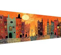 Casas Diamond Painting Adultos Grande XXL 100x200cm Kit Completo, 5D DIY Pintura de Diamante con Diamantes Redondos, Decoración Pared Salón, Renovación Hogar Primavera, Arte Mural, Abstracto Y1-109