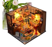 Casas en miniatura kits de construcción para adultos | Diorama Modelo Puzzle Set | Kit de construcción de casas de autoconstrucción | Para Decoración de Escritorio, Estudiantes, Habitación Estudiante