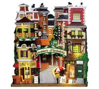 Casas Lemax fachada escaleras Parisinas