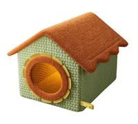 Casas para gatos, cálido extraíble, cueva cerrada, para gatitos, mascotas pequeñas, esquina de juego, invierno, Navidad, clima frío