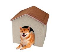 Casas para gatos de interior | Cueva cálida antideslizante para gatos - Cueva plegable para gatos de interior, suministros de casa para mascotas para todas las estaciones