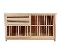 Casas para pájaros Carreras de palomas Nido de paloma mensajera Caja nido de madera maciza Jaula para emparejamiento de palomas Suministros para palomas El diseño de persianas Perno de puerta giratori