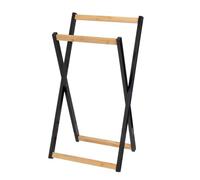 CASASELECCION Toallero de bambú Plegable con 3 Brazos. Medida Plegado: 44x5x88 cm. Distancia Entre Brazos: 26 cm. Medida Base: 40x31 cm. Soporta 10 kg. Requiere Montaje.