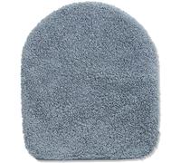 Casatessile Cubierta del Eje Inodoro 40X45 cm Soft Velvet Tapa de Eje Suave, Tapa de Asiento de Agua, Tapa de Agua - Bluette