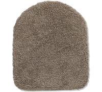 Casatessile Cubierta del Eje Inodoro 40X45 cm Soft Velvet Tapa de Eje Suave, Tapa de Asiento de Agua, Tapa de Agua - Visone