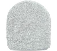 Casatessile Cubierta del Eje Inodoro 40X45 cm Soft Velvet Tapa de Eje Suave, Tapa de Asiento de Agua, Tapa de Agua - Grigio Chiaro