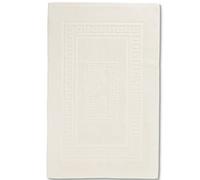 Casatessile Torino Alfombra de Esponja de baño de 60x90 cm. Alfombra de baño Absorbente en algodón, Alfombra de baño sin Antideslizante - Panna
