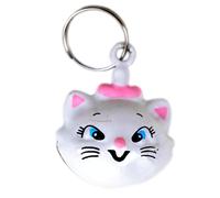 Cascabel para gatos modelo Gatito Blanco, 2 cm