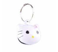 Cascabel pequeño para gatos modelo Gato Blanco, 18 mm
