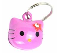 Cascabel pequeño para gatos modelo Gato Rosa, 18 mm