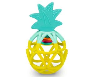 Cascabel Ravensburger 4869 Play+: piña, Silicona, Ayuda a la dentición del bebé, Pelota de Agarre, Juguete para bebés a Partir de 0 Meses, pequeño Regalo
