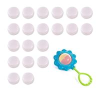 Cascabeles, Bolas Sonajeros, Juguetes Ruido para Mascota, Juguetes Ruido Fabricante, Chirriadores para Juguetes, Sonajeros para Bebes Bolas Cajas, Sonajero para Coser en Juguetes, 20 PCS