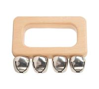 Cascabeles de Mano, Cascabeles de Cómodos Fáciles de Tocar, Rectangular de Madera Delicado para Vivir