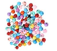 Cascabeles Manualidades,50 Piezas Cascabeles Pequeños de Colores Cascabeles de Metal Campanas Coloridos,para Manualidades de Bricolaje Decoraciones Cumpleaños Navidad (14 mm)