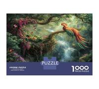 Cascada Alpina Puzzle 1000 Piezas De Cartón Grueso Fénix Bosque Ens Rompecabezas Anti Estrés Adultos para Plan De Fin De Semana como Regalo Original 38x26cm/1000pcs