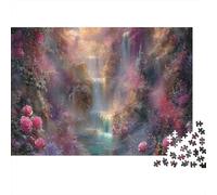 Cascada arcoíris magnífica Rompecabezas 3D De Papel 52x38cm/1000pcs, - Juego Antistrés para Adultos, Educativo Y Creativo, Regalo De Decoración Ideal