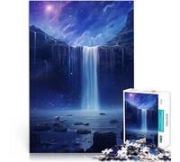 Cascada en la Naturaleza del Bosque Rompecabezas de 1000 Piezas para Adolescentes Entrena tu Cerebro y Tus Manos Regalo de Obra de Arte 38x26cm