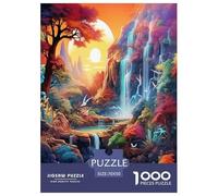 Cascada País de Las Maravillas Puzzles Imposible,desafío for Adults Entretenimiento Creativo 1000 Piezas Obra De Arte De Juego De para Adultos Y Niños A Partir De 12 Años 70x50cm/1000pcs