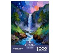 Cascada, Puzzle De 1000 Piezas, Momento De Relajación Y Estímulo Mental, Coleccionistas, Recomendado Desde 10 Años, Naturaleza Humanista, 38x26cm/1000pcs