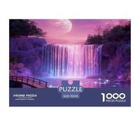 Cascada Streamlight Puzle 1000 Piezas Montañas y ríos Aurora - Actividad Familiar Relajante, Encaje Preciso, Antiestrés, Póster Decorativo, 70x50cm/1000pcs