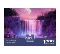Cascada Streamlight Puzzle 1000 Piezas Montañas y ríos Aurora - Colección Artística, Experiencia Zen En Casa, Packaging Cuidado, Póster, 52x38cm/1000pcs