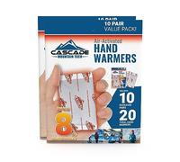 Cascade Mountain Tech Calentadores de Manos activados por Aire, hasta 8 Horas de Calor (Paquete de 20)