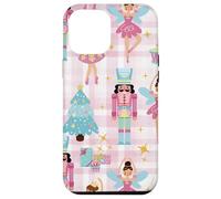 Cascanueces Ballet Soldiers Cute Pink Christmas Holiday Carcasa para iPhone 12 Pro MAX