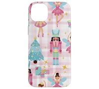 Cascanueces Ballet Soldiers Cute Pink Christmas Holiday Carcasa para iPhone 14 Plus