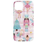 Cascanueces Ballet Soldiers Cute Pink Christmas Holiday Carcasa para iPhone 15 Plus