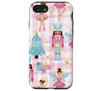 Cascanueces Ballet Soldiers Cute Pink Christmas Holiday Carcasa para iPhone SE (2020) / 7/8