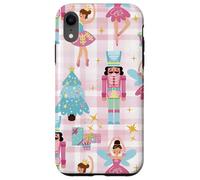 Cascanueces Ballet Soldiers Cute Pink Christmas Holiday Carcasa para iPhone XR