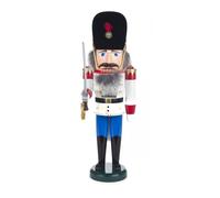 Cascanueces Danés Blanco-Azul BxHxT = 13x39x11,5 cm NUEVO Figura De Madera