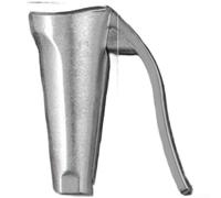 Cascanueces de acero inoxidable para nueces avellanas nueces pacanas 0,7-4 cm mecanismo de palanca para protección contra salpicaduras herramienta de cocina plata negro (plata 1)