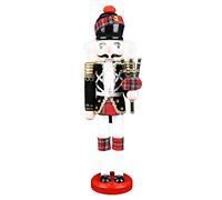Cascanueces de Navidad, 30 cm / 11,8 Pulgadas Cascanueces Soldado Madera Rey Soldado Figura Decoración para Hogar Chimenea Árbol de Navidad Decoración de Fiesta