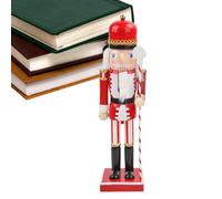 Cascanueces de Navidad, Cascanueces Soldado de Madera 38 cm Decorativo de Mesa, decoración de Navidad para Cocina, Comedor, Estante, Dormitorio, salón, Armario