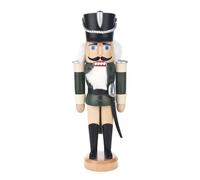 Cascanueces Husar Grün-natur Bxhxt = 13x37x10 CM Nuevo Figura de Madera