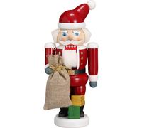 Cascanueces Papá Noel Colorido HxBxT = 21x9x7cm NUEVO Navidad Seiffen Nutcrack