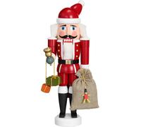 Cascanueces Papá Noel Colorido HxBxT = 28x12x8cm NUEVO Navidad Seiffen Nutcrac