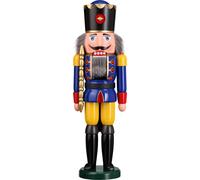 Cascanueces Rey Azul Grande HxBxT = 50x15x12cm NUEVO Navidad Seiffen Nutcracker