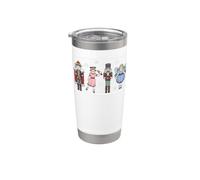 Cascanueces Rey Feliz Navidad Ballet Princesa Navidad Príncipe Vaso térmico de acero inoxidable de doble pared