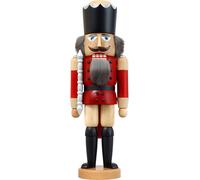 Cascanueces Rey Rojo HxBxT = 39x13x10cm NUEVO Navidad Seiffen Nuez