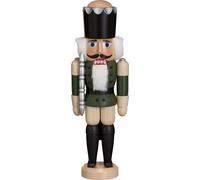 Cascanueces Rey Verde HxBxT = 29x10x8cm NUEVO Navidad Seiffen Cascanueces Nueces